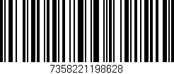 Código de barras (EAN, GTIN, SKU, ISBN): '7358221198628'