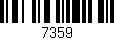 Código de barras (EAN, GTIN, SKU, ISBN): '7359'