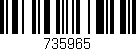 Código de barras (EAN, GTIN, SKU, ISBN): '735965'