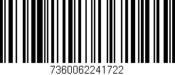 Código de barras (EAN, GTIN, SKU, ISBN): '7360062241722'