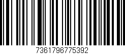 Código de barras (EAN, GTIN, SKU, ISBN): '7361796775392'