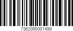 Código de barras (EAN, GTIN, SKU, ISBN): '7362085001499'