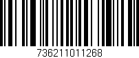 Código de barras (EAN, GTIN, SKU, ISBN): '736211011268'