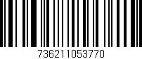 Código de barras (EAN, GTIN, SKU, ISBN): '736211053770'