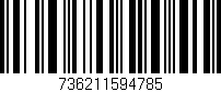 Código de barras (EAN, GTIN, SKU, ISBN): '736211594785'