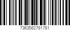 Código de barras (EAN, GTIN, SKU, ISBN): '7363582791791'
