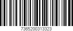 Código de barras (EAN, GTIN, SKU, ISBN): '7365200313323'