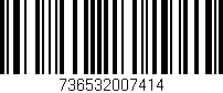 Código de barras (EAN, GTIN, SKU, ISBN): '736532007414'