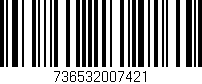 Código de barras (EAN, GTIN, SKU, ISBN): '736532007421'