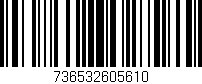 Código de barras (EAN, GTIN, SKU, ISBN): '736532605610'
