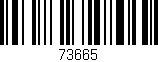 Código de barras (EAN, GTIN, SKU, ISBN): '73665'
