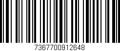 Código de barras (EAN, GTIN, SKU, ISBN): '7367700912648'