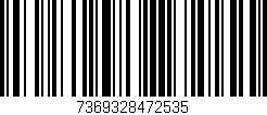 Código de barras (EAN, GTIN, SKU, ISBN): '7369328472535'