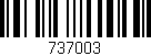 Código de barras (EAN, GTIN, SKU, ISBN): '737003'
