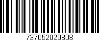 Código de barras (EAN, GTIN, SKU, ISBN): '737052020808'