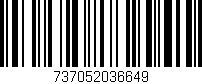 Código de barras (EAN, GTIN, SKU, ISBN): '737052036649'