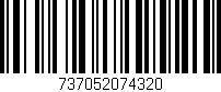 Código de barras (EAN, GTIN, SKU, ISBN): '737052074320'