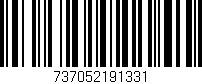 Código de barras (EAN, GTIN, SKU, ISBN): '737052191331'