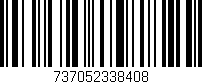 Código de barras (EAN, GTIN, SKU, ISBN): '737052338408'