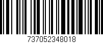 Código de barras (EAN, GTIN, SKU, ISBN): '737052348018'