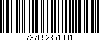 Código de barras (EAN, GTIN, SKU, ISBN): '737052351001'