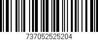 Código de barras (EAN, GTIN, SKU, ISBN): '737052525204'