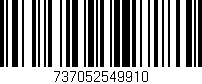 Código de barras (EAN, GTIN, SKU, ISBN): '737052549910'
