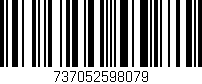 Código de barras (EAN, GTIN, SKU, ISBN): '737052598079'