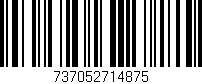 Código de barras (EAN, GTIN, SKU, ISBN): '737052714875'