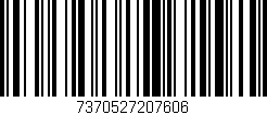 Código de barras (EAN, GTIN, SKU, ISBN): '7370527207606'