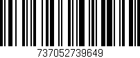 Código de barras (EAN, GTIN, SKU, ISBN): '737052739649'