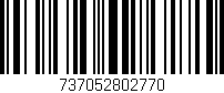 Código de barras (EAN, GTIN, SKU, ISBN): '737052802770'