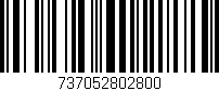Código de barras (EAN, GTIN, SKU, ISBN): '737052802800'