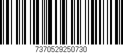 Código de barras (EAN, GTIN, SKU, ISBN): '7370529250730'
