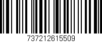 Código de barras (EAN, GTIN, SKU, ISBN): '737212615509'