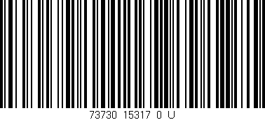 Código de barras (EAN, GTIN, SKU, ISBN): '73730_15317_0_U'