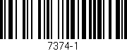 Código de barras (EAN, GTIN, SKU, ISBN): '7374-1'