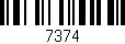 Código de barras (EAN, GTIN, SKU, ISBN): '7374'