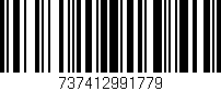Código de barras (EAN, GTIN, SKU, ISBN): '737412991779'