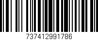 Código de barras (EAN, GTIN, SKU, ISBN): '737412991786'