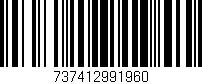 Código de barras (EAN, GTIN, SKU, ISBN): '737412991960'