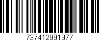 Código de barras (EAN, GTIN, SKU, ISBN): '737412991977'