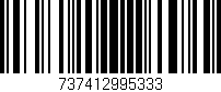 Código de barras (EAN, GTIN, SKU, ISBN): '737412995333'