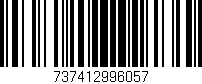 Código de barras (EAN, GTIN, SKU, ISBN): '737412996057'