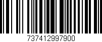 Código de barras (EAN, GTIN, SKU, ISBN): '737412997900'