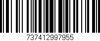 Código de barras (EAN, GTIN, SKU, ISBN): '737412997955'