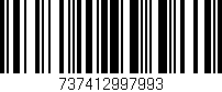 Código de barras (EAN, GTIN, SKU, ISBN): '737412997993'