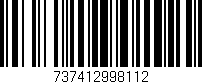 Código de barras (EAN, GTIN, SKU, ISBN): '737412998112'