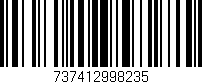 Código de barras (EAN, GTIN, SKU, ISBN): '737412998235'