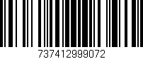 Código de barras (EAN, GTIN, SKU, ISBN): '737412999072'